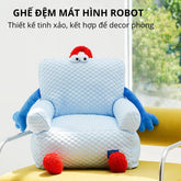 Ghế Nệm Mát Cho Chó Mèo Hình Robot ZEZE - Paddy Pet Shop